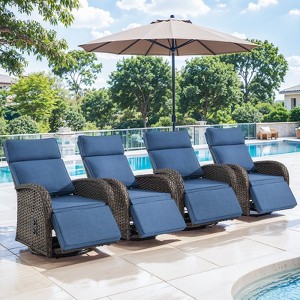Gymojoy 4PCS Versatile Outdoor Recliner Chair - 1 of 4