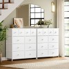 WOWLIVE 10-Drawer Dresser with Fabric Storage, Chest of Drawers for Bedroom - 3 of 4