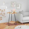 MAYEERTY Round End Table for Living Room - 3 of 4