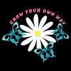 Girl's Lost Gods Grow Your Own Way Flower Crop Top T-Shirt - 2 of 3