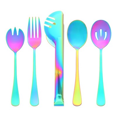 REGALWOVEN Stainless Steel Flatware Set 2 Sets 10 Pcs