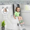 Potty Training Seat with Step Stool Ladder for Toddlers, Quick Ladder for Training with Anti-Slip Safe Pads and Adjustable Height Legs - 2 of 4