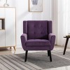 Streamdale Modern Soft Velvet Material Ergonomics Accent Chair Living Room Chair Bedroom Chair Home Chair - 2 of 4