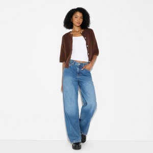 Women's Crewneck Cardigan - Wild Fable™ - 1 of 3