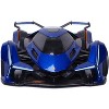 Lamborghini V12 Vision Gran Turismo Blue Metallic 1/18 Diecast Model Car by Maisto - 3 of 4