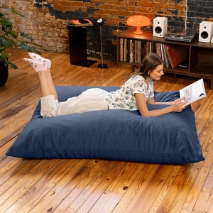 Jaxx Pillow Saxx 5.5-Foot Décor Bean Bag Giant Floor Pillow Lounge, Lush Velvet - 1 of 4