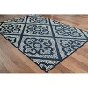 Oriental Weavers Marina 3804B Navy/ Ivory Indoor/Outdoor Area Rug - 7'10" Round - 2 of 4