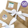 Big Dot of Happiness Winter Birds Gift Tag Stickers, Assorted Winter Holiday Party Gift Tag Labels, To and From Stickers - 12 Sheets - 120 Stickers - 2 of 4