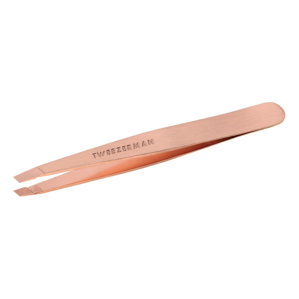 Photos - Makeup Brush / Sponge Tweezerman Slant Tweezer - Rose Gold 