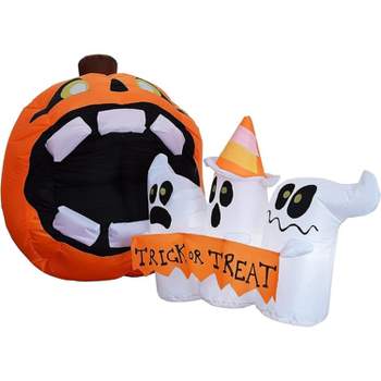 Joiedomi 6ft Halloween Trick Or Treat - Pumpkin Eat Ghosts