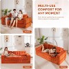 MAXYOYO 3-Seater Floor Couch, Boneless Sofa Couch for Living Room Bedroom Apartment, Sofa in a Box, No Assembly Needed - 4 of 4