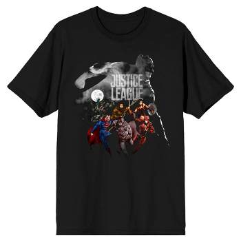 Justice League Batman Outline T-Shirt-L