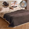 Catalonia Waterproof Bed Blanket for Couch Bed, Cozy Fleece Lining Throws for Bed Essentials - 4 of 4