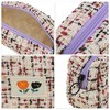 Unique Bargains 1 Pc Blue House Style Drawstring Makeup Bag for Vacation Polyester - 3 of 4