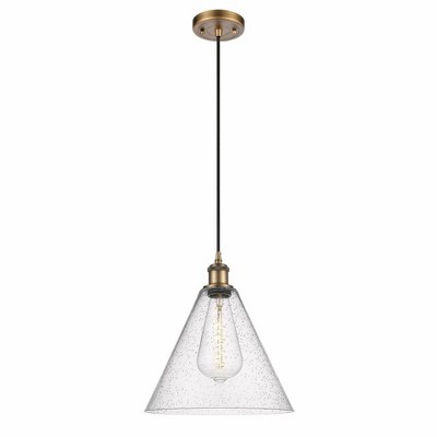 Berkshire - 1 Light Cord Hung Mini Pendant In Industrial Style-14.75 Inches Tall and 12 Inches Wide