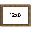 PosterPalooza | Photo Size Sculpted Gold Picture Frame - UV Acrylic, Foam Board Backing, Hanging Hardware - 2 of 4