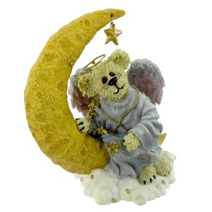 Boyds Bears 4.25 In Constance Twilight...Gentle Dreams Angel Moon Bearstone Animal Figurines - 1 of 3
