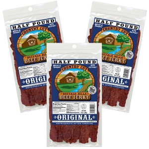 Buffalo Bills 8oz Original (aka Mild) Country Cut Beef Jerky - Three 8oz Packs - 1 of 4