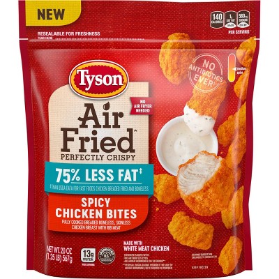 Tyson Air Fried Spicy Chicken Bites - Frozen - 20oz