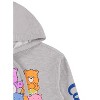 Ladies Care Bears Hoodie Sweatshirt - Ladies Classic Care Bears Clothing - Cheer Friend Funshine Good Luck Care Bears (Heather Grey, Medium) - 4 of 4