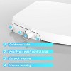 Coucheta Non-Electric Bidet Toilet Seat with Dual Self-Cleaning Nozzles, Fits Round & Elongated Toilets, Soft Close Lid - 2 of 4