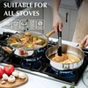 KOCH SYSTEME CS Saute Pan with Lid, Deep Frying Pan with Lid, Stylish Cool-Touch Bakelite Handle - 4 of 4