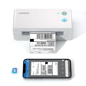 JADENS 668BT Thermal Label Printer – Bluetooth & USB, Ink-Free, BPA-Free, Compatible with iOS, Android, Windows, Mac, ChromeOS, Linux - 1 of 4
