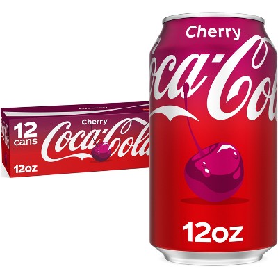 Coca-Cola Cherry Soda - 12pk/12 fl oz Cans: Caffeinated