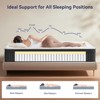Itopfox Queen Hybrid Mattress in a Box with Individually Pocket Springs, Medium Firm for Pressure Relief, Breathable Comfort, CertiPUR-US Certified - 3 of 4