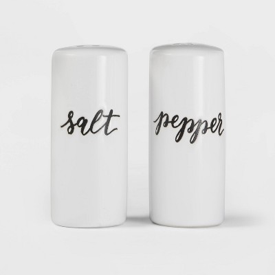 Stoneware 2pc Salt and Pepper Shakers - Threshold™