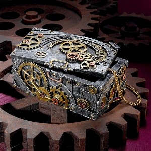Design Toscano Steampunk Cog and Turbine Gearbox - 1 of 4