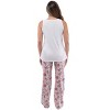 Just Love Womens Tank & Pant Cute Pajama Set - Ribbed PJ Sets Sleepwear Loungewear - 3 of 3