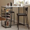 Garvee Dining Room Table with 2 Upholstered Chairs, Dining Table and Chairs with Metal Frame, Small Kitchen Table for Apartment, living Dining room - 2 of 4