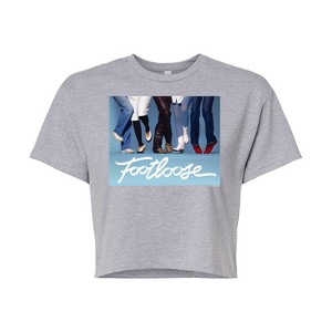 Women's - Footloose - Shoes Don't Matter Cropped Graphic T-Shirt - 1 of 4