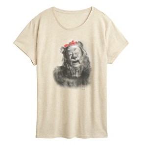 Women's - Wizard of Oz - Bow Lion Short Sleeve Graphic T-Shirt - 1 of 4