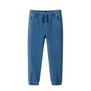Andy & Evan  Toddler  Denim Knit Jogger - 1 of 2