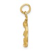 Black Bow Jewelry 14k Yellow Gold Jack Rabbit Charm or Pendant, 10mm - 2 of 4