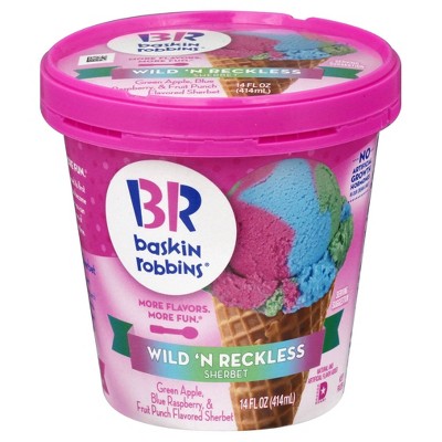 Baskin Robbins Frozen Wild N Reckless Sherbet - 14oz