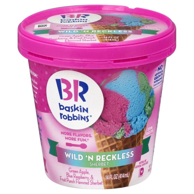 Baskin Robbins Frozen Wild N Reckless Sherbet - 14oz, 1 of 7