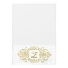 Linum Home Textiles 100% Turkish Cotton MONICA Gold Thread 3PC Embellished Towel Set - 2 of 4