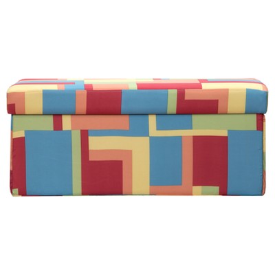 Crayola Paint Box Ottoman (15"x15")