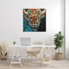 Stupell Industries Modern Bison with Paint Splatter Canvas Art, 36" x 36" - 3 of 4