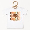 SmileyWorld Gobble Turkey Distressed - Youth Short Sleeve Graphic T-Shirt and Toddler Short Sleeve Graphic T-Shirt - 2 of 4