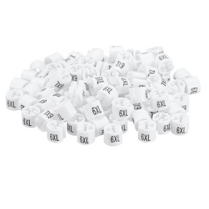 Unique Bargains Convenient removal and reusability Clothes Hanger Markers 160 Pcs - 1 of 4