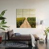 By Brije Black Mustard Flower Field Wood Wall Mural - society6 - 2 of 2