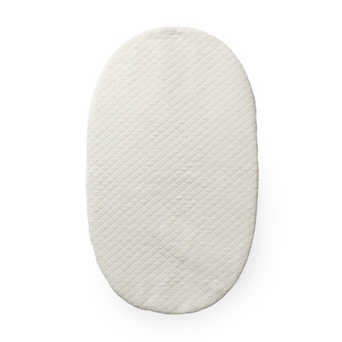 Funda de colchón para moisés compatible con moisés Mamaroo Sleep de 4moms,  paquete de 2, superficie de bambú acolchada impermeable ultra suave
