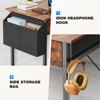 CAVINAS Home Office Desk Modern Writing Desk with 2 Storage Drawers, Side Storage Pocket and Hook for Study - 4 of 4