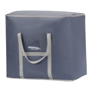 REGALWOVEN Clothing Comforter Closet Organizers Storage Bags with Handles - 1 of 4