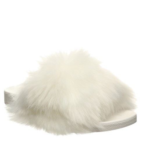 Bearpaw Women s Lucinda Slippers White Shag Size 6 Target