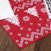 8x10 Christmas Area Rug Snowflake and Xmas Tree Pattern Boho Floor Cover Machine Washable Indoor Carpet Rug Holiday Decorative Non Slip Accent Rug - 4 of 4